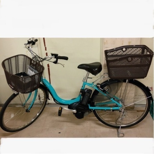 【売約済】YAMAHA 電動アシスト自転車 PAS ナチュラL PA26NL ターコイズブルー 中古