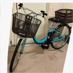 売約済】YAMAHA 電動アシスト自転車 PAS ナチュラL PA26NL ターコイズ