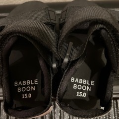 babble boon 子供　靴　サンダル　15センチの画像