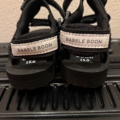 babble boon 子供　靴　サンダル　15センチの画像