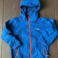 モンベル　撥水ジャケット110　キッズ　裏地フリース／春秋肌寒い時用（おまけ）の画像