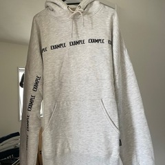 example エグザンプル　パーカー　グレーの画像