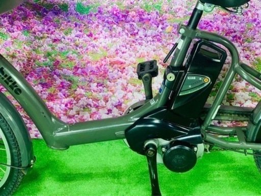 ❷5723子供乗せ電動アシスト自転車ブリヂストン20インチ良好バッテリー