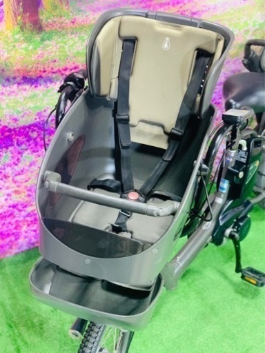 ❸5723子供乗せ電動アシスト自転車ブリヂストン20インチ良好バッテリー