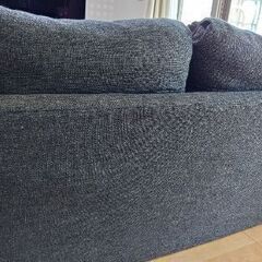 ニトリ　ソファ　足おき付の画像