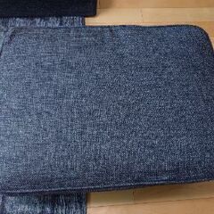 ニトリ　ソファ　足おき付の画像