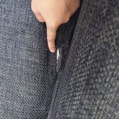 ニトリ　ソファ　足おき付の画像