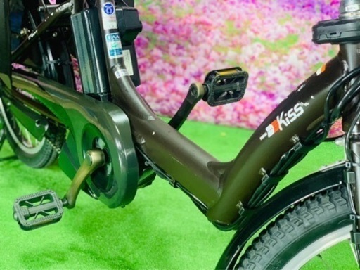 ❹5722子供乗せ電動アシスト自転車YAMAHA 20インチ良好バッテリー