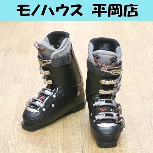 26cm 大人用 GENFACTORY スキーブーツ FC-6 ブラック系 ソール長307mm 4バックル ゲンファクトリー custom wide fit 札幌市 清田区 平岡