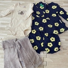 ベビー冬服 70cm まとめ売り13点の画像