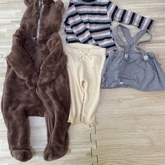 ベビー冬服 70cm まとめ売り13点の画像