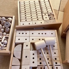 家庭保育園　ゲーテの組み木の画像