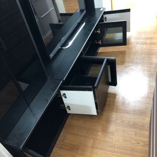 【カインズ】ブラウン×ブラックカラーのハイタイプ テレビボードお売りします！