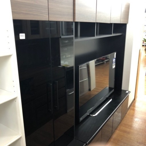 【カインズ】ブラウン×ブラックカラーのハイタイプ テレビボードお売りします！