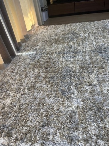 【できる範囲で配送】ラグ　ニトリ　床暖房・ホットカーペット対応　133×190cm