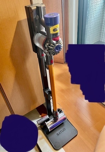ダイソン　V8 掃除機　スタンド付　バッテリー交換要