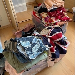 子供服からレディースまで100点以上家中