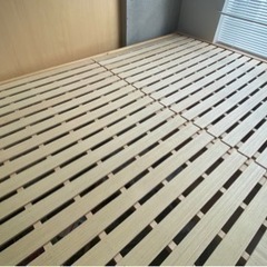 ダブルベット　木製の画像