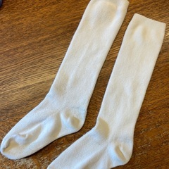 子ども用白長靴下　18〜20センチくらい？