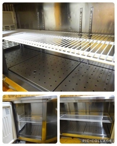 (1123-0) フクシマ 業務用 台下冷蔵庫 コールドテーブル YRC-180RM1-F 2013年製 W1800D600H800 