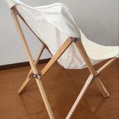 ウッドチェア　２脚の画像