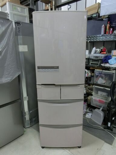 HITACHI 5ドア冷蔵庫 R-S42AM-T 2011年製　415L 自動製氷 2010年製 幅600mm×奥行669mm×高さ1798mm