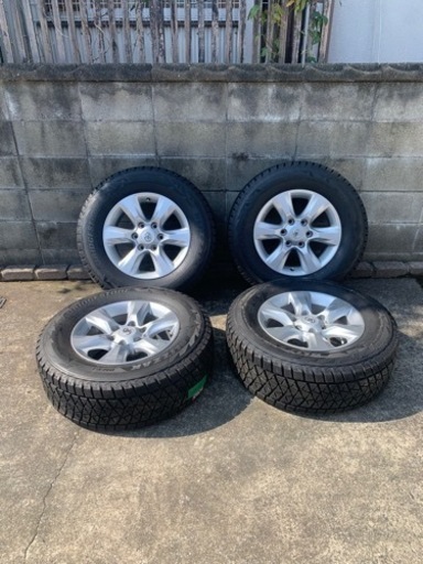 商談中　プラド　純正　ホイール　スタッドレス　4本　6穴　タイヤホイールセット　美品