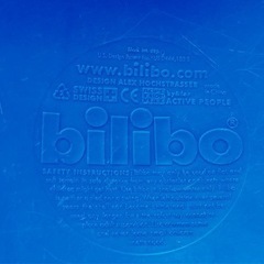 bilibo 赤青2個　子供用キャンプチェアの画像
