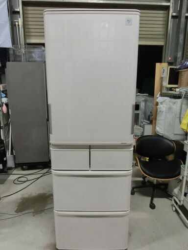 SHARP 5ドア冷蔵庫 SJ-PW42A-C 2015年製　（424L・どっちもドア） 5ドア