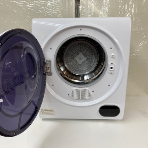 I566 ? 2023年製の美品♪ ケーズウェーブ 小型衣類乾燥機 （3.0㎏） ⭐ 動作確認済 ⭐ クリーニング済