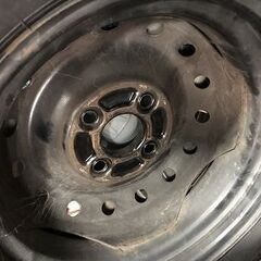 155/65R13　ブリジストンVRX2　新品　ホンダ純正ホイール大キャップ付の画像