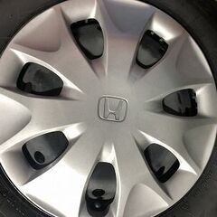 155/65R13　ブリジストンVRX2　新品　ホンダ純正ホイール大キャップ付の画像