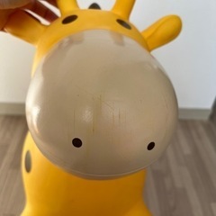 【決定】幼児用バランス遊び❤️乗用きりん❤️中古の画像