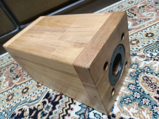 手作りスピーカー 2本　木目