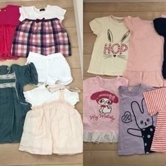 110 女の子　服　春夏秋　58点の画像