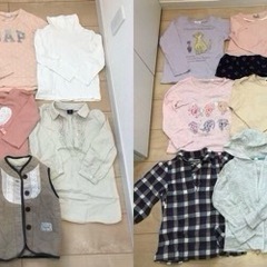 110 女の子　服　春夏秋　58点の画像