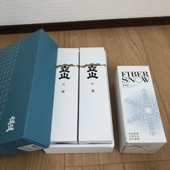 日本酒　立山吟醸2本、麦焼酎１本