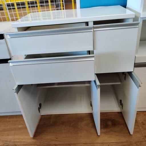 【愛品倶楽部柏店】創愛ファニチュア ミドルキッチンキャビネット 