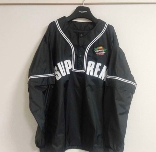 supreme ナイロン baseballシャツ