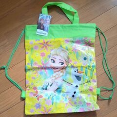 【処分】☆新品☆こども鞄☆アナ雪ナップサック☆の画像