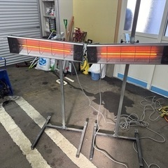 値下げ！1灯式カーボンヒーターアルファOT1B-600Ⅰ 2台セ...