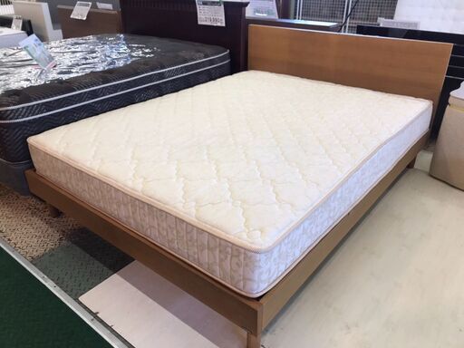【愛品館八千代店】カリモク　ワイドダブルベッド(クイーン)