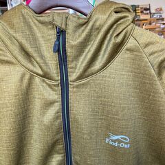 【メンズ衣料】Find-Out（ワークマン）耐久撥水ストームシールドジャケット（L）ミックスグリーンの画像