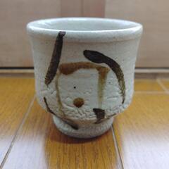 益子焼の湯呑の画像