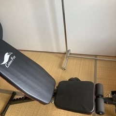ベンチ、ダンベル、腹筋ローラーetc 筋トレセット