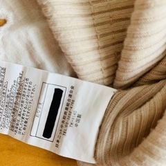 サイズ95 オーガニック　カーディガン・トップス　2点セットの画像