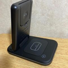 【多機能】♦️折り畳み可能♦️スタンド型♦️ワイヤレス充電器♦️置くだけ充電　3in1の画像