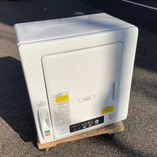 【RKGSE-070】特価！日立/衣類乾燥機/DE-N50WV/中古品/2019年製/当社より近隣地域無料配達