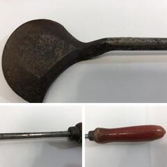 ♪あげます！0円【手ごて　焼ごて　ひら　アイロン　レトロ　コレクション　昭和の時代】（F230218）Zi-328-66Wの画像