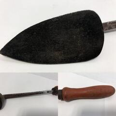 ♪あげます！0円【手ごて　焼ごて　ひら　アイロン　レトロ　コレクション　昭和の時代】（F230218）Zi-328-66Wの画像